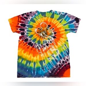 Disney Mickey Mouse T-Shirt Shirt Tie Dye‎ Adult Large Disney Parks Tee